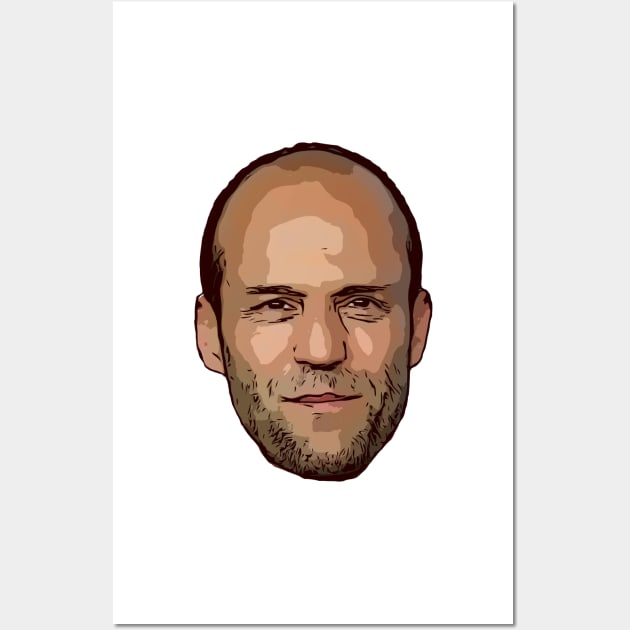 Jason Statham Vector Art Wall Art by Playful Creatives